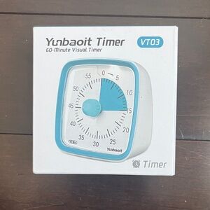 Yunbaoit VT03 60-Minute Visual Timer - Purple/White